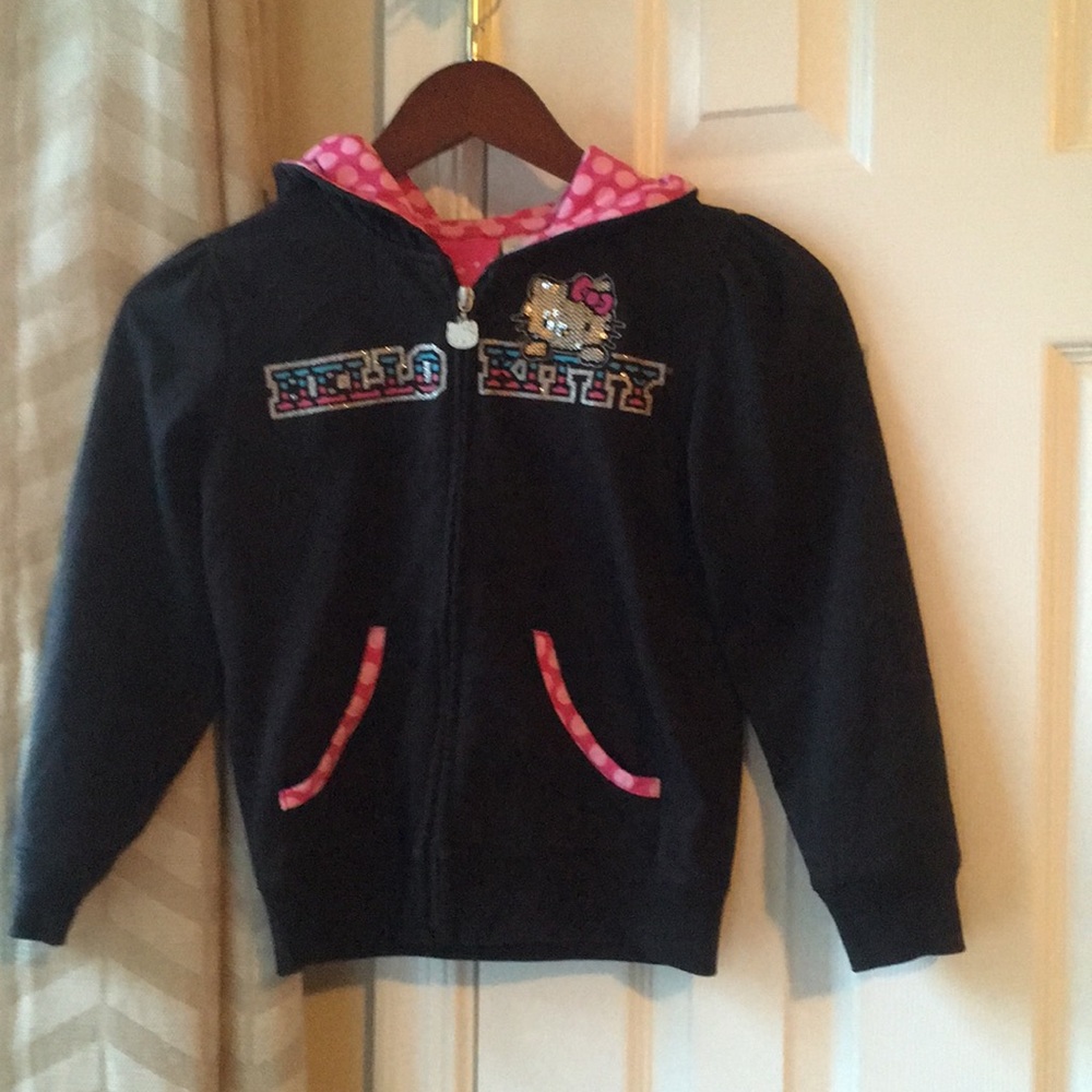 Girl’s Hello Kitty hooded full-zip sweatshirt